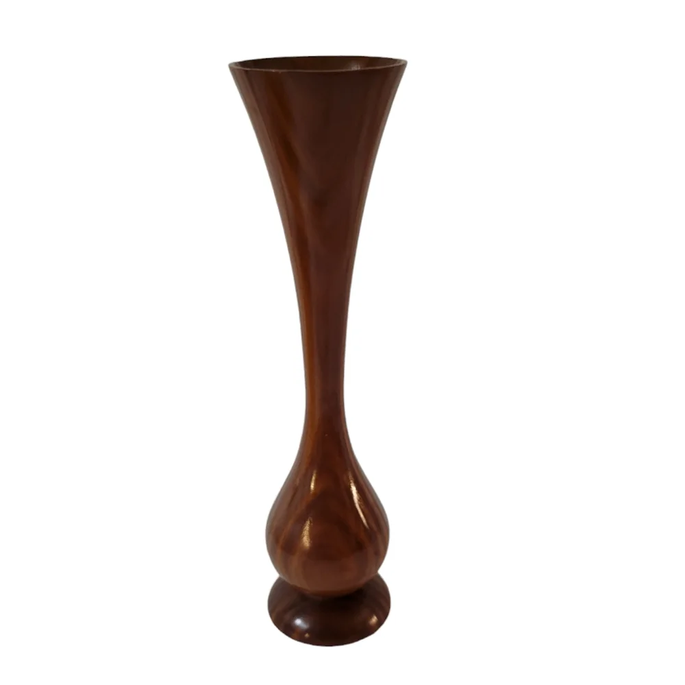 Vanessita Wooden Bud Vase MCM Boho